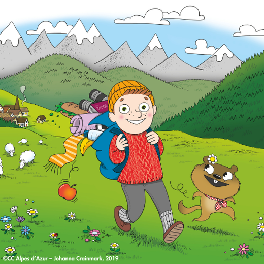 Pipot-et-Lilou©CC Alpes d’Azur – Johanna Crainmark, 2019 Pipot-et-Lilou©CC Alpes d’Azur – Johanna Crainmark, 2019