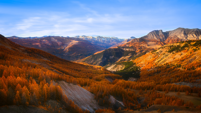 Le Col de la Cayolle à l'automne - Haute Vallée du Var Le Col de la Cayolle à l'automne - Haute Vallée du Var