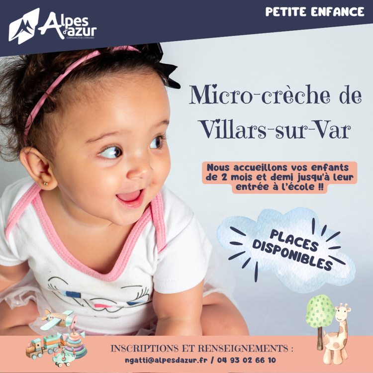 Micro-crèche "les Fleurs des Champs" : places disponibles Micro-crèche "les Fleurs des Champs" : places disponibles