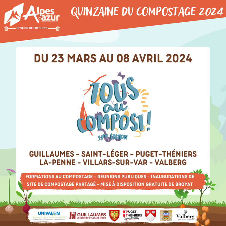 C'est parti pour la Quinzaine nationale du compostage ! C'est parti pour la Quinzaine nationale du compostage !